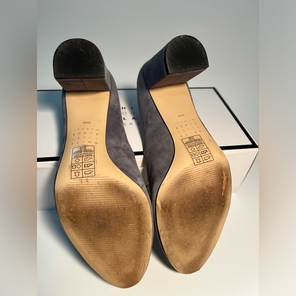 White House Black Market - Claire Suede Heels - Smoked Pearl - Picture 7 of 7